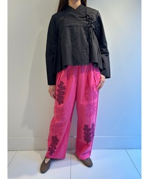 sara mallika（サラ マリカ）の「C.LINEN RABARI LONG SLEEVE JACKET