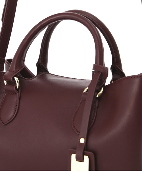 NATURAL BEAUTY BASIC（ナチュラルビューティーベーシック）の「◇【【美人百花・Oggi掲載】サイドアップミニショルダーバッグ（ショルダーバッグ・レディース・グレイッシュベージュ/ブラック/ワイン/レッド系その他・ﾌﾘ-）」の9枚目の写真