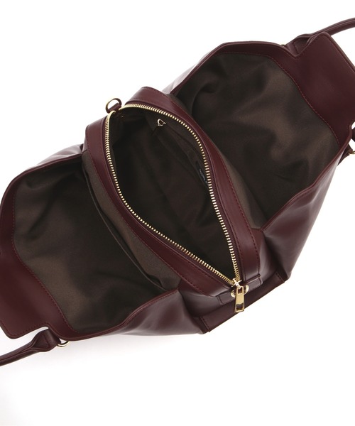 NATURAL BEAUTY BASIC（ナチュラルビューティーベーシック）の「◇【【美人百花・Oggi掲載】サイドアップミニショルダーバッグ（ショルダーバッグ・レディース・グレイッシュベージュ/ブラック/ワイン/レッド系その他・ﾌﾘ-）」の15枚目の写真