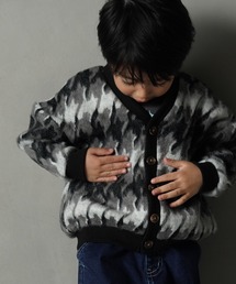 MAKE YOUR DAY | 3柄ジャガードカーディガン■80～140cm(カーディガン/ボレロ)