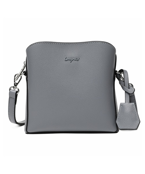 Ungrid(アングリッド)の「【Ungrid/アングリッド】カラーロゴ金具 キーハウス付きアオリポケットショルダーバッグ(ショルダーバッグ・レディース・アイボリー/ブルーグレー/グレイッシュベージュ/ワイン/ブラック/ネイビー/グレー・FREE)」の5枚目の写真