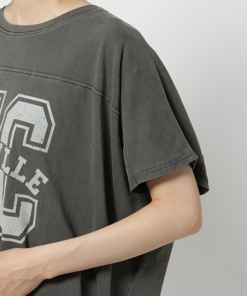 niko and...（ニコアンド）の「アソートピグメントBIGプルオーバー（Tシャツ/カットソー・レディース・パープル/チャコール/ブラウン/ベージュ・MEDIUM/LARGE）」の16枚目の写真