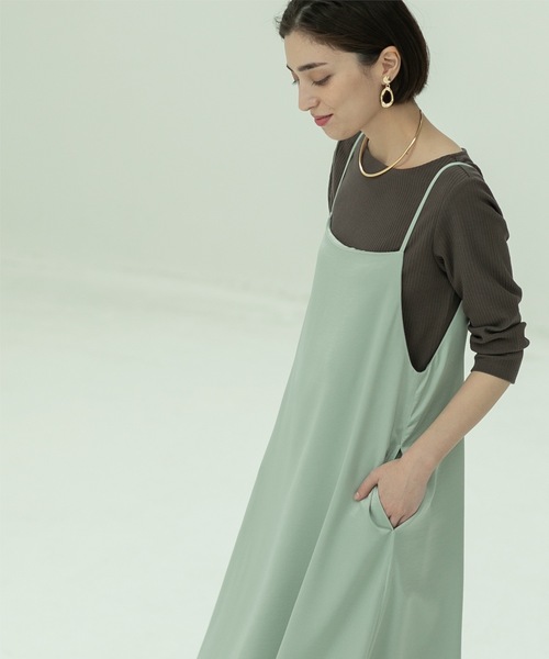 OPAQUE.CLIP（オペークドットクリップ）の「◆ボートネック7分袖カットソー【洗濯機洗い可】（Tシャツ/カットソー・レディース・ブラック/ブラウン系その他/ブラウン系3/ホワイト・36/38/40/42）」の19枚目の写真