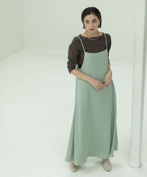 OPAQUE.CLIP（オペークドットクリップ）の「◆ボートネック7分袖カットソー【洗濯機洗い可】（Tシャツ/カットソー・レディース・ブラック/ブラウン系その他/ブラウン系3/ホワイト・36/38/40/42）」の21枚目の写真