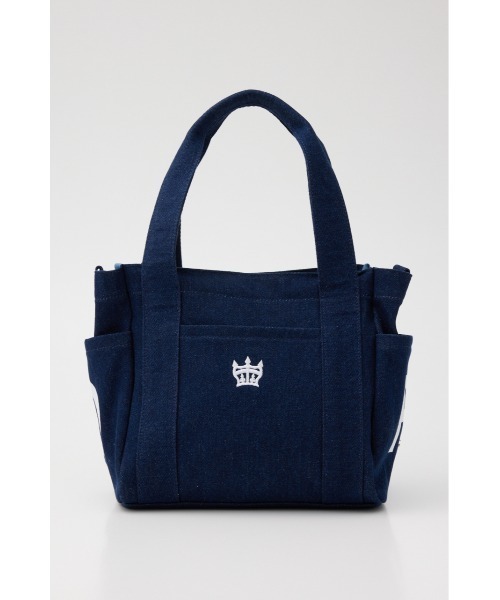 RODEO CROWNS WIDE BOWL(ロデオクラウンズワイドボウル)の「MULTI POCKET CANVAS TOTE(トートバッグ・レディース・アイボリー/ブルー/ブラック・FREE)」の21枚目の写真