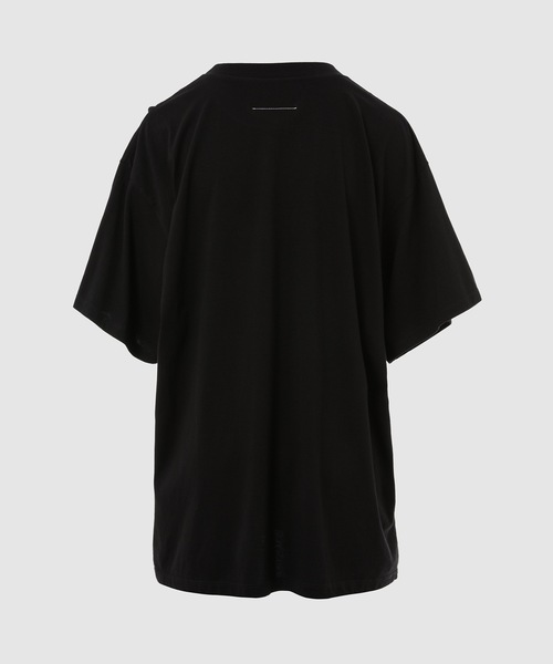 MM6 Maison Margiela(エムエムシックス メゾン マルジェラ)の「T-SHIRT(Tシャツ/カットソー・レディース・ブラック・M/L)」の5枚目の写真