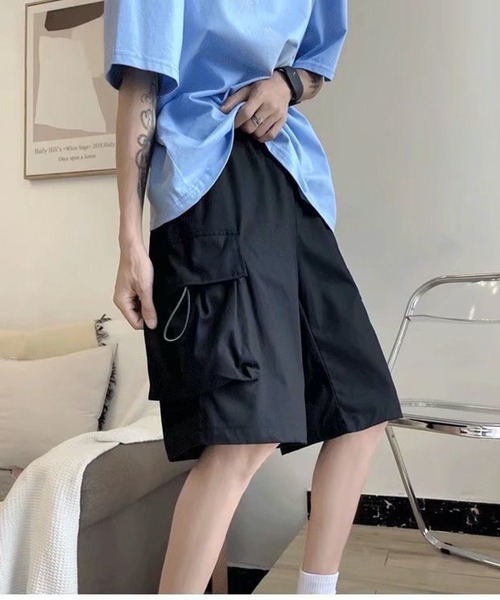NOWLE(ノウル)の「【NOWLE】ワンポイント ミリタリー ショート カーゴパンツ(カーゴパンツ・メンズ・ベージュ/カーキ/ブラック・FREE)」の20枚目の写真