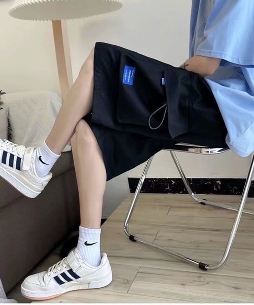 NOWLE(ノウル)の「【NOWLE】ワンポイント ミリタリー ショート カーゴパンツ(カーゴパンツ・メンズ・ベージュ/カーキ/ブラック・FREE)」の11枚目の写真