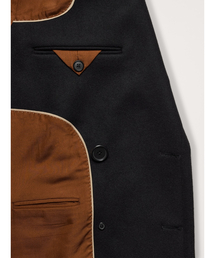 美品　バナナリパブリック　イタリアンメルトンコクーンコート Banana Republic（バナナリパブリック）の「イタリアンメルトン