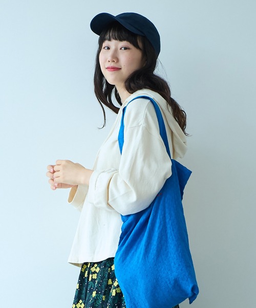 bulle de savon(ビュルデサボン)の「ZIGZAGニット パーカー(パーカー・レディース・アイボリー/ネイビー・FREE)」の6枚目の写真