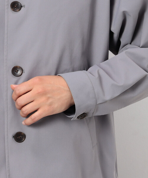 COMME CA COMMUNE(コムサコミューン)の「【SORONA】 ステンカラー ショートブルゾン(ブルゾン・メンズ・ブラック/グレー・LARGE/MEDIUM)」の15枚目の写真
