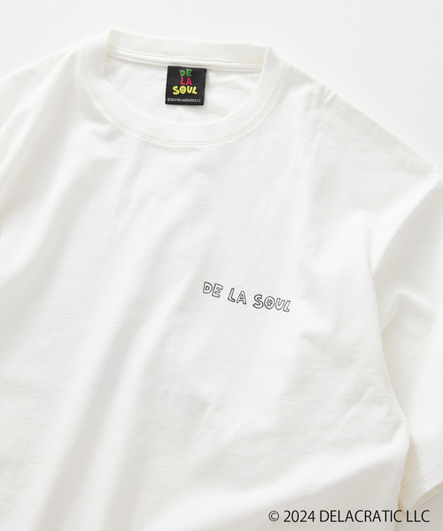 JOURNAL STANDARD relume（ジャーナルスタンダード　レリューム）の「De La Soul / デ・ラ・ソウル 別注 プリントTシャツ（Tシャツ/カットソー・メンズ・ブルー系その他/ホワイト系その他/ホワイト×ホワイト/ブラック/ホワイト・MEDIUM/LARGE）」の12枚目の写真