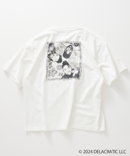 JOURNAL STANDARD relume（ジャーナルスタンダード　レリューム）の「De La Soul / デ・ラ・ソウル 別注 プリントTシャツ（Tシャツ/カットソー・メンズ・ブルー系その他/ホワイト系その他/ホワイト×ホワイト/ブラック/ホワイト・MEDIUM/LARGE）」の13枚目の写真