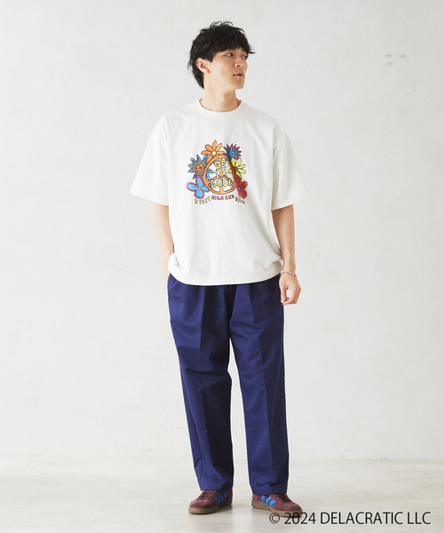 JOURNAL STANDARD relume（ジャーナルスタンダード　レリューム）の「De La Soul / デ・ラ・ソウル 別注 プリントTシャツ（Tシャツ/カットソー・メンズ・ブルー系その他/ホワイト系その他/ホワイト×ホワイト/ブラック/ホワイト・MEDIUM/LARGE）」の21枚目の写真