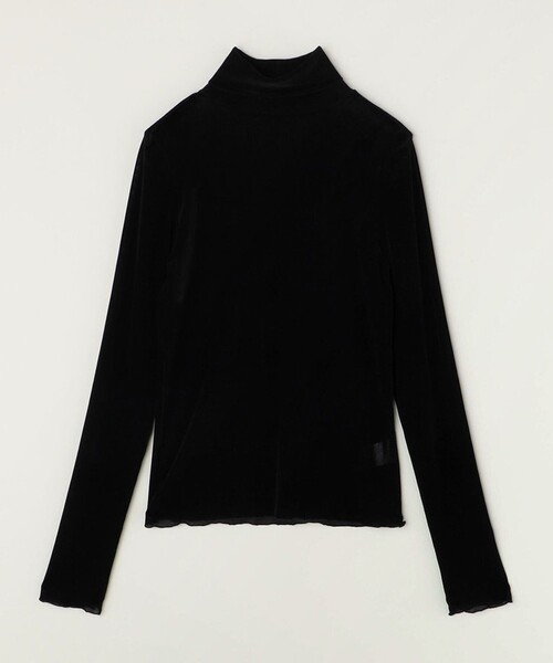 quaranciel（カランシエル）の「quaranciel:〈洗濯機可能〉フロッキー シアー タートル ネック 2（Tシャツ/カットソー・レディース・グレー/ブラック/オフホワイト・ONE SIZE）」の21枚目の写真