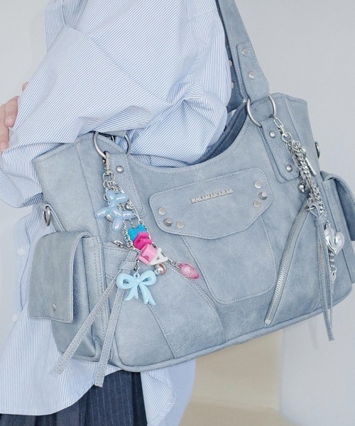 IUGAMAKARAS】Studded Shoulder Bag（ショルダーバッグ