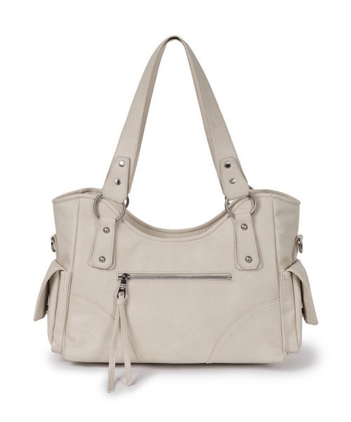 IUGAMAKARAS★韓国★男女兼用★Studded Nylon Shoulder Bag 2色 IUGAMAKARAS】Studded Shoulder Bag（ショルダーバッグ