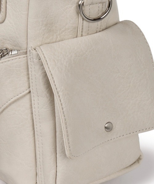 IUGAMAKARAS Studded Shoulder Bag シルバー IUGAMAKARAS】Studded Shoulder Bag / 【イウガマカラス