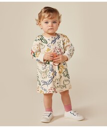 プチバトー　ストライプワンピース100cm ピンク白 長袖ワンピース｜ベビー服・子供服通販のPETTIT BATEAU【公式】