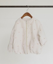 BRANSHES | リボン柄刺繍中綿ブルゾン(ブルゾン)