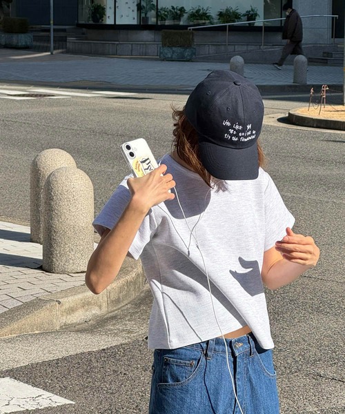CANAL JEAN(キャナルジーン)の「Lakey Park LiVE LiKEロゴCAP(キャップ・レディース・ネイビー・ONE SIZE)」の9枚目の写真