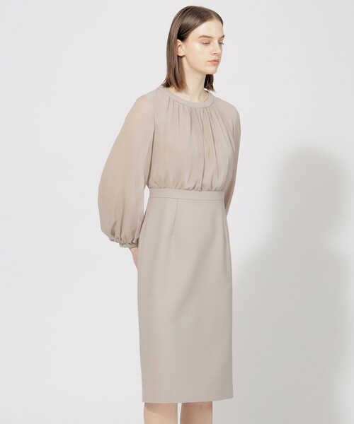 EPOCA（エポカ）の「【24 TWENTY FOUR Noble】 シフォンコンビドレス