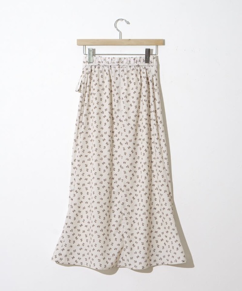 flower(フラワー)の「スウィンギングリボンスカート(スカート・レディース・アイボリー/ブラウン・FREE)」の18枚目の写真