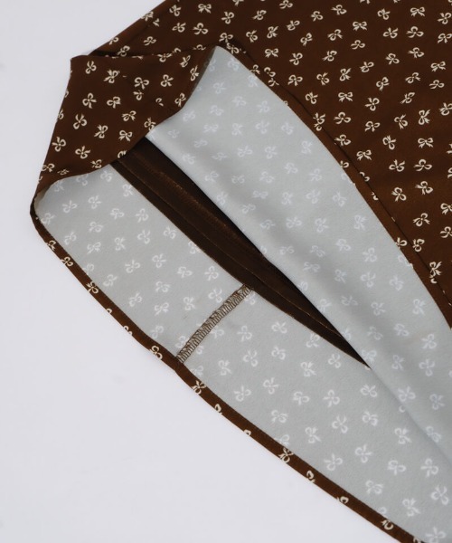 flower(フラワー)の「スウィンギングリボンスカート(スカート・レディース・アイボリー/ブラウン・FREE)」の10枚目の写真