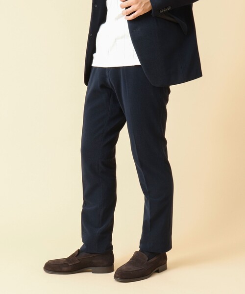 NOLLEY’S（ノーリーズ）の「《セットアップ/ビジカジ対応》4WAYストレッチコールパンツ（その他パンツ・メンズ・ブラック/ベージュ/ダークネイビー・L/M/XL/S）」の8枚目の写真