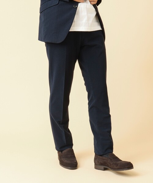 NOLLEY’S（ノーリーズ）の「《セットアップ/ビジカジ対応》4WAYストレッチコールパンツ（その他パンツ・メンズ・ブラック/ベージュ/ダークネイビー・L/M/XL/S）」の12枚目の写真