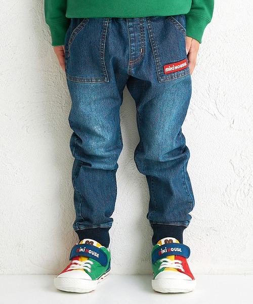 MIKI HOUSE（ミキハウス）の「【WEB限定】ストレッチパンツ（その他パンツ・キッズ・ベージュ/インディゴブルー・130cm/120cm/110cm/100cm/90cm/80ｃｍ）」の2枚目の写真