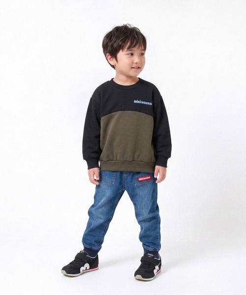 MIKI HOUSE(ミキハウス)の「【WEB限定】ストレッチパンツ(その他パンツ・キッズ・ベージュ/インディゴブルー・130cm/120cm/110cm/100cm/90cm/80cm)」の4枚目の写真