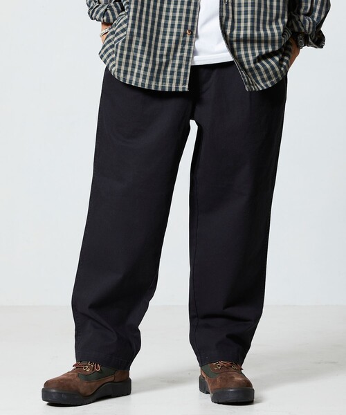 パンツ everyone polyester twill easy slacks everyone polyester twill easy slacks (NAVY) | everyone