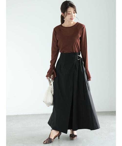 完売　タグ付き未使用　フレアスリーブオフショルチュールトップス フレアスリーブオフショルチュールトップス 秋服（Tシャツ