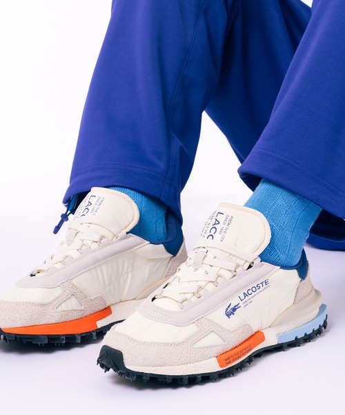 LACOSTE(ラコステ)の「エッセンシャルケーブルニットソックス(ソックス/靴下・メンズ・ライトブルー/ダークネイビー/グリーン/パープル/アイボリー・27.0cm)」の9枚目の写真