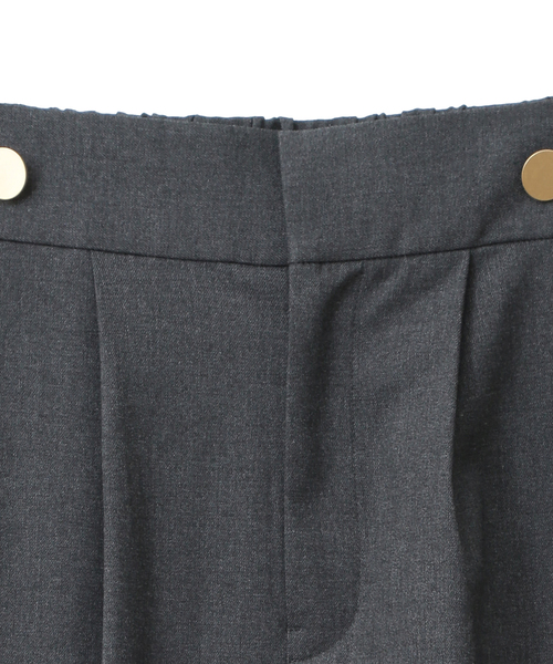 Tiara(ティアラ)の「サイドボタンワイドパンツ(その他パンツ・レディース・ベージュ/杢グレー・2/3)」の20枚目の写真
