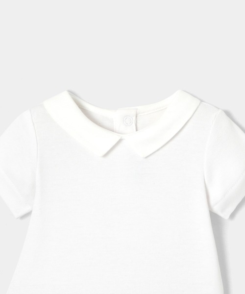 刺しゅう襟長袖ボディスーツ | | Jacadi Paris＜ジャカディ