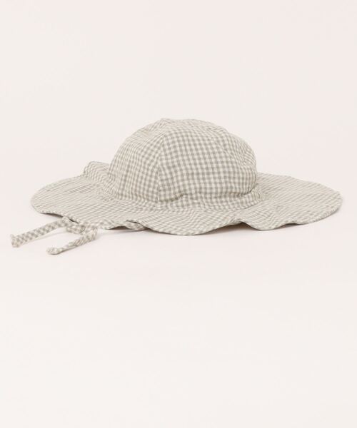 【セール】【Bs】【it】【Rylee＋Cru】FLOPPY SUN HAT || SAGE GINGHAM（その他ベビー用品）｜Rylee + Cru（ライリーアンドクルー）