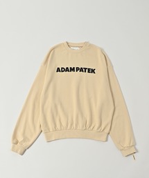 【ADAMPATEK/アダムパテック】logo crew neck / ロゴクルーネックスウェット