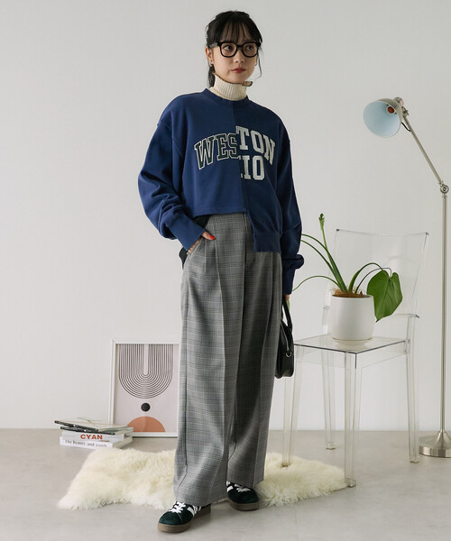 FREAK'S STORE（フリークスストア）の「サスペンダー付き Grampsパンツ/グランプスパンツ／スラックス（スラックス・レディース・キャメル/グレー/ネイビー/ブラウン・SMALL/MEDIUM）」の10枚目の写真