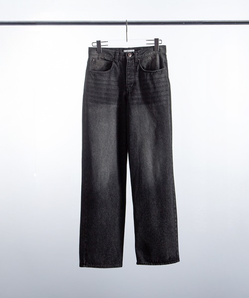 ZIP FIVE -White Line-(ジップファイブホワイトライン)の「【White Line】 ニューベーシック ストレート デニム パンツ(デニムパンツ・メンズ・ブルー/サックスブルー/ブラック・SMALL/MEDIUM/LARGE)」の18枚目の写真