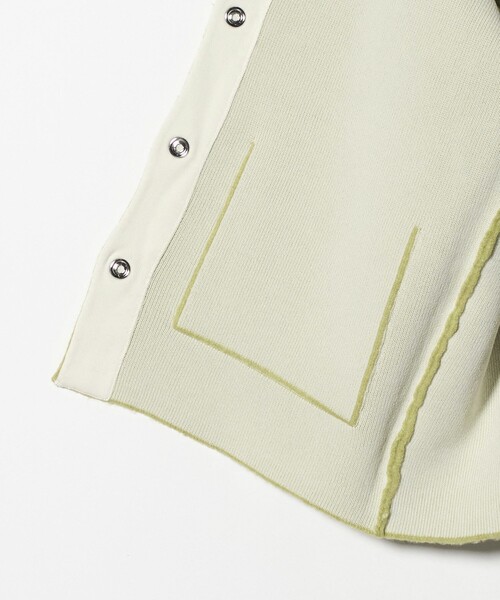 CITEN（シテン）の「＜CITEN＞ノーカラーニットコート（カーディガン/ボレロ・レディース・グレー/ブラック/ライトグレー/ダークグレー/ライム・S/M）」の9枚目の写真