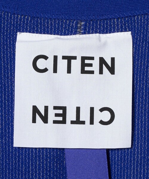 CITEN（シテン）の「＜CITEN＞ノーカラーニットコート（カーディガン/ボレロ・レディース・グレー/ブラック/ライトグレー/ダークグレー/ライム・S/M）」の7枚目の写真