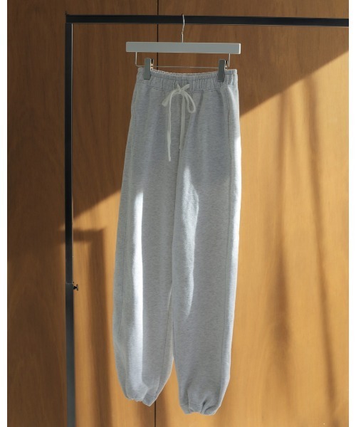 anuke(アンヌーク)の「anuke Drawstring Sweat Pants 62420709(スウェットパンツ・レディース・グレー・36/38)」の6枚目の写真