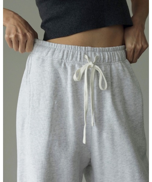 anuke(アンヌーク)の「anuke Drawstring Sweat Pants 62420709(スウェットパンツ・レディース・グレー・36/38)」の3枚目の写真