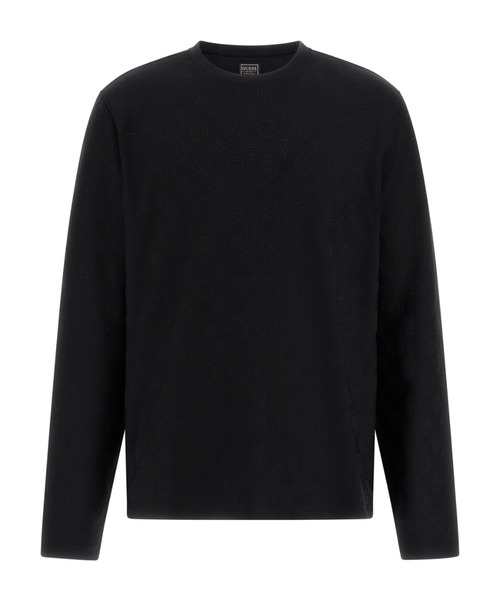 LS Tonal Peony Jacquard Crew 長袖Tシャツ | GUESS(ゲス) JAPAN 公式