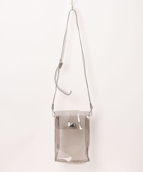 FRUIT OF THE LOOM(フルーツオブザルーム)の「【FRUIT OF THE LOOM】VINYL SHOULDER BAG/PVCショルダーバッグ/ステッカーシール付(ショルダーバッグ・レディース・ブラウン/ブラック/ミント/オレンジ・FREE)」の2枚目の写真