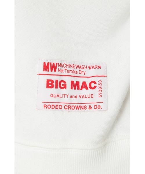 BIG MAC(ビッグマック)の「【BIG MAC】LOGO スウェットトップス(スウェット・レディース・ピンク/ブラック/オフホワイト/杢グレー・FREE)」の5枚目の写真