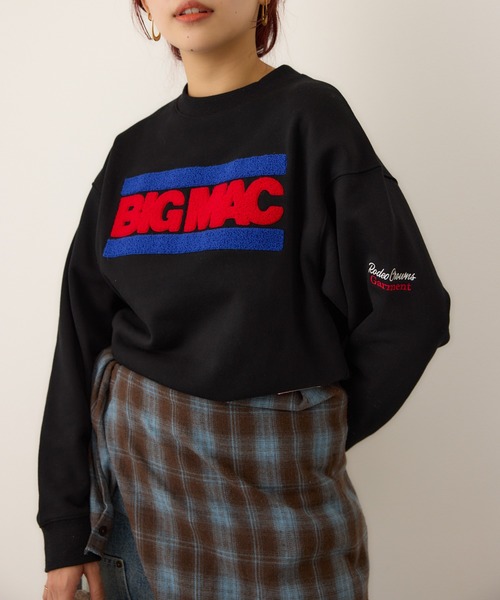 BIG MAC(ビッグマック)の「【BIG MAC】LOGO スウェットトップス(スウェット・レディース・ピンク/ブラック/オフホワイト/杢グレー・FREE)」の17枚目の写真