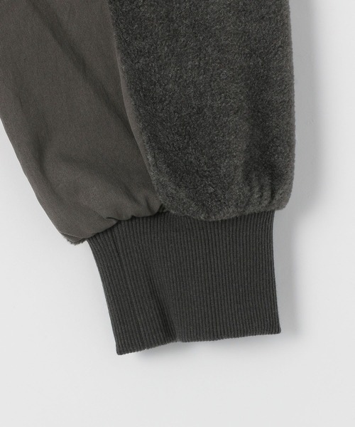 LEPSIM（レプシィム）の「ドッキングフードワンピース　147418（ワンピース・レディース・チャコールグレー/グリーン・FREE）」の5枚目の写真